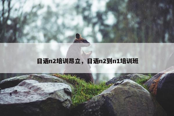 日语n2培训昂立，日语n2到n1培训班