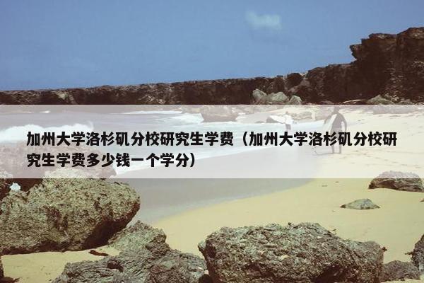 加州大学洛杉矶分校研究生学费（加州大学洛杉矶分校研究生学费多少钱一个学分）