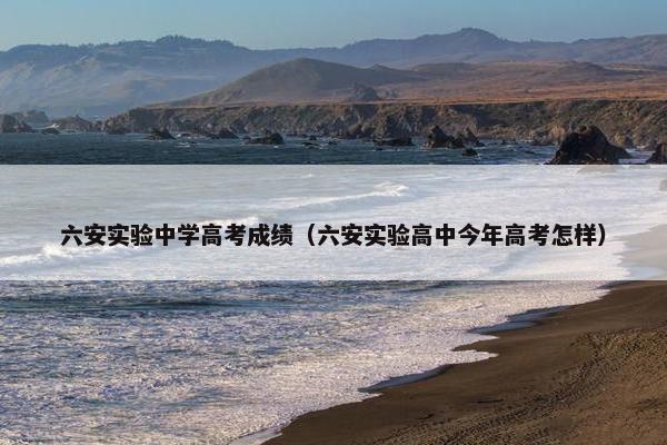 六安实验中学高考成绩（六安实验高中今年高考怎样）