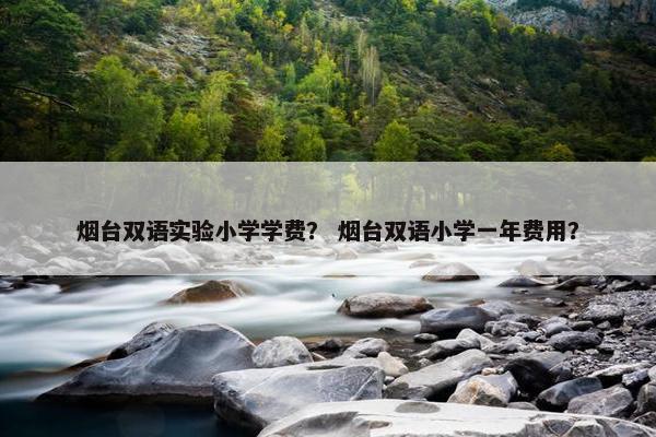 烟台双语实验小学学费？ 烟台双语小学一年费用？