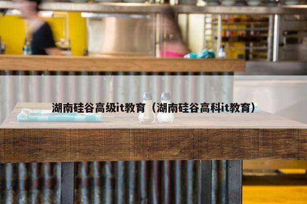 湖南硅谷高级it教育（湖南硅谷高科it教育）