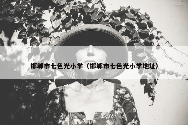 邯郸市七色光小学（邯郸市七色光小学地址）