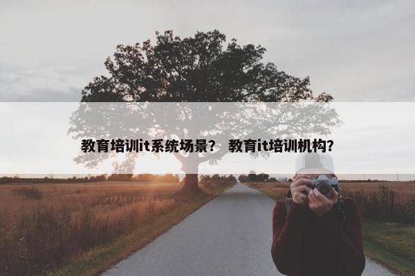教育培训it系统场景？ 教育it培训机构？