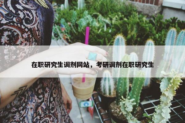 在职研究生调剂网站，考研调剂在职研究生