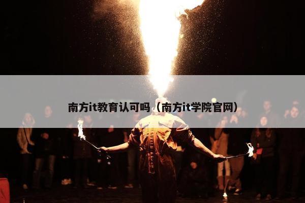 南方it教育认可吗（南方it学院官网）