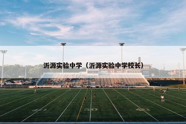 沂源实验中学（沂源实验中学校长）