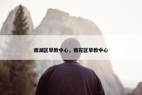 雨湖区早教中心，雨花区早教中心