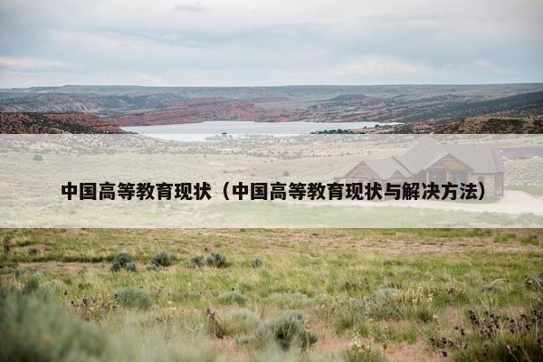 中国高等教育现状（中国高等教育现状与解决方法）