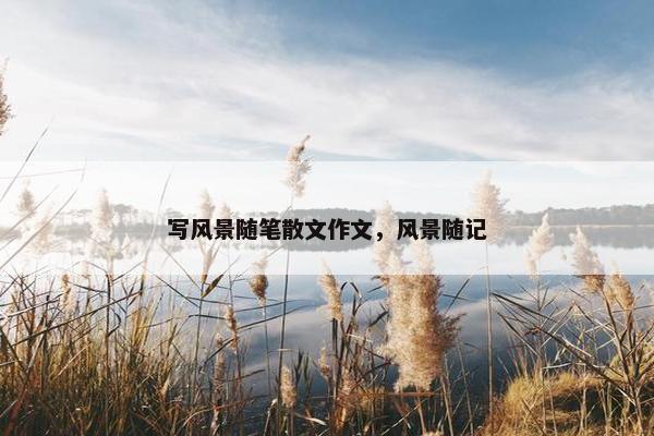 写风景随笔散文作文，风景随记