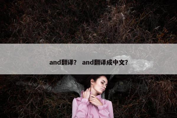 and翻译？ and翻译成中文？