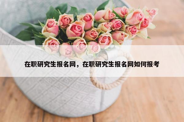 在职研究生报名网，在职研究生报名网如何报考
