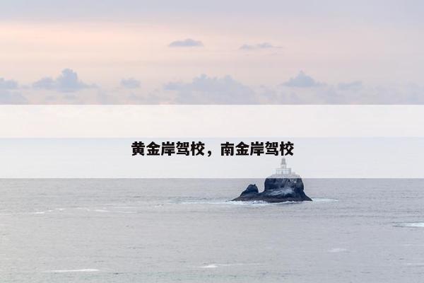 黄金岸驾校，南金岸驾校