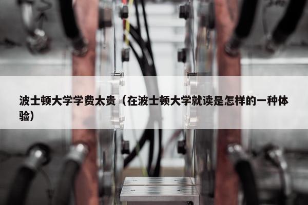 波士顿大学学费太贵（在波士顿大学就读是怎样的一种体验）