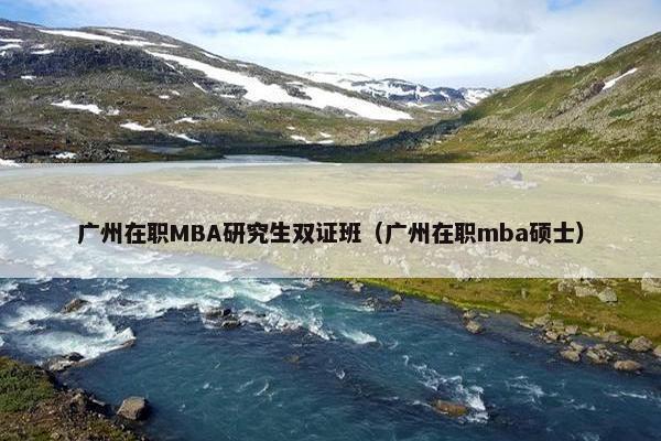 广州在职MBA研究生双证班（广州在职mba硕士）