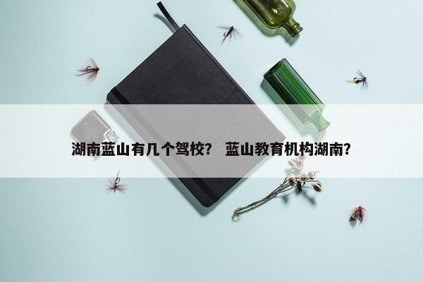湖南蓝山有几个驾校？ 蓝山教育机构湖南？
