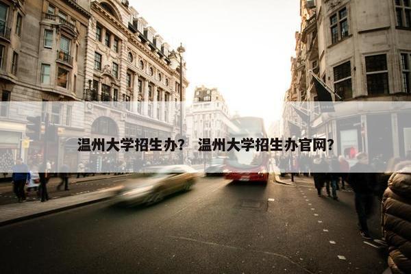 温州大学招生办？ 温州大学招生办官网？