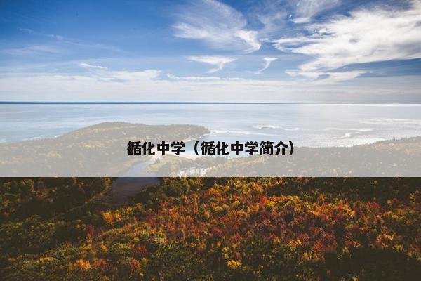 循化中学（循化中学简介）