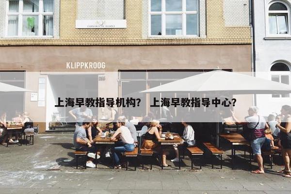上海早教指导机构？ 上海早教指导中心？