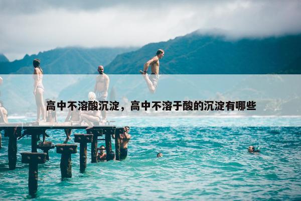 高中不溶酸沉淀，高中不溶于酸的沉淀有哪些