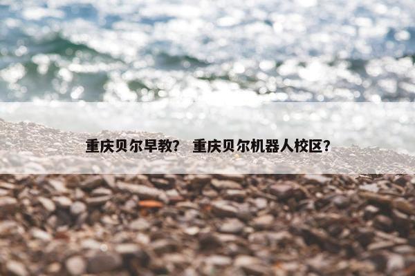 重庆贝尔早教？ 重庆贝尔机器人校区？