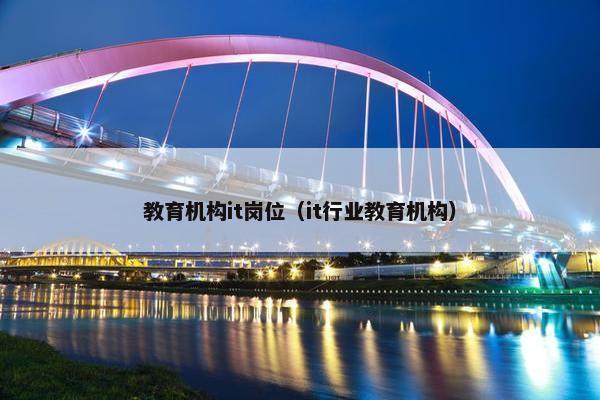 教育机构it岗位（it行业教育机构）