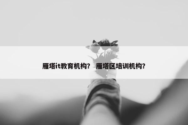 雁塔it教育机构？ 雁塔区培训机构？