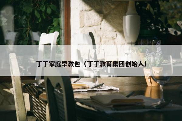 丁丁家庭早教包（丁丁教育集团创始人）