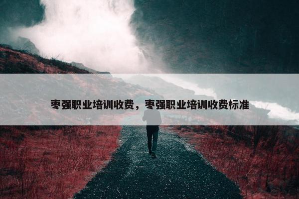 枣强职业培训收费，枣强职业培训收费标准