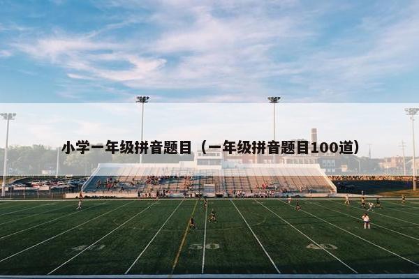 小学一年级拼音题目（一年级拼音题目100道）