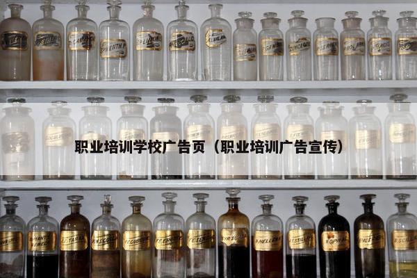 职业培训学校广告页（职业培训广告宣传）