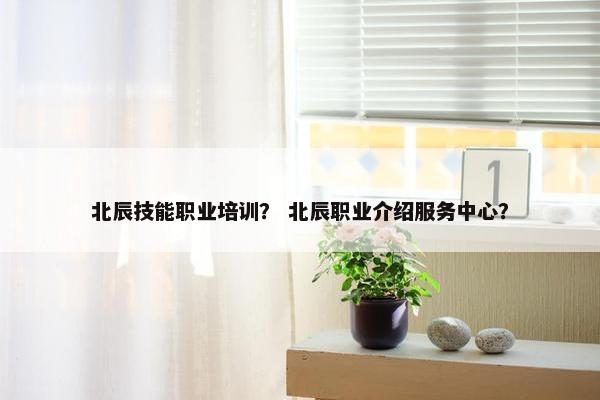 北辰技能职业培训？ 北辰职业介绍服务中心？