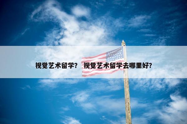 视觉艺术留学？ 视觉艺术留学去哪里好？