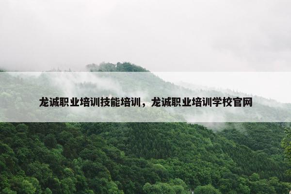 龙诚职业培训技能培训，龙诚职业培训学校官网