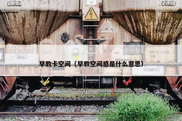 早教卡空间（早教空间感是什么意思）