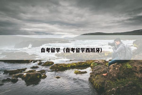 自考留学（自考留学西班牙）