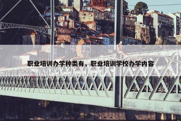 职业培训办学种类有，职业培训学校办学内容