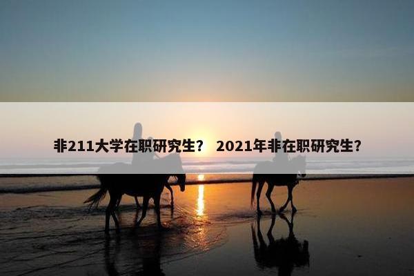 非211大学在职研究生？ 2021年非在职研究生？