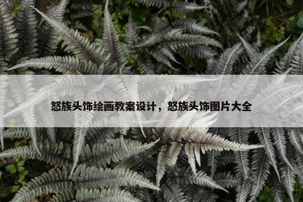 怒族头饰绘画教案设计，怒族头饰图片大全