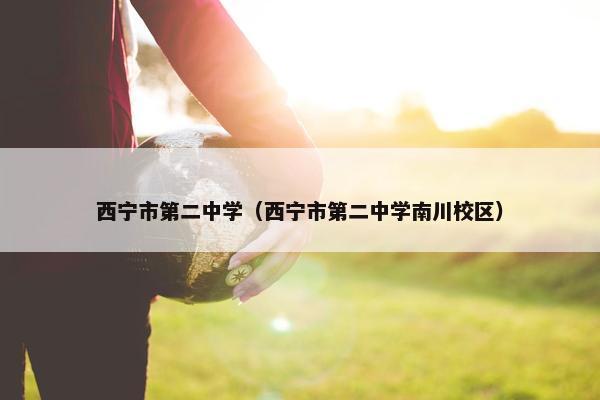 西宁市第二中学（西宁市第二中学南川校区）
