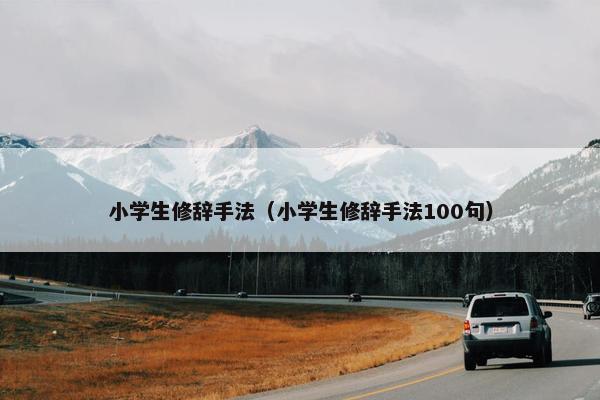 小学生修辞手法（小学生修辞手法100句）