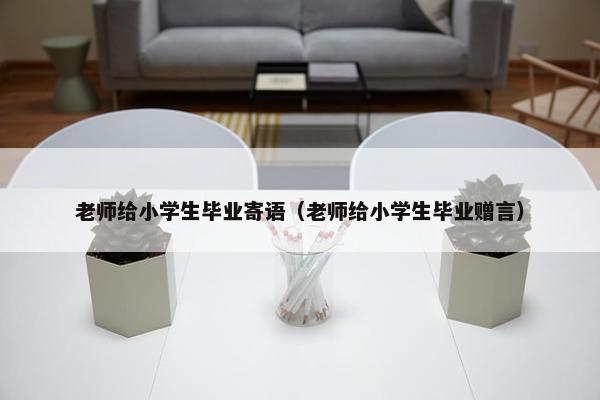 老师给小学生毕业寄语（老师给小学生毕业赠言）