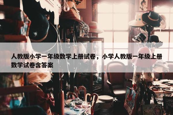 人教版小学一年级数学上册试卷,小学人教版一年级上册数学试卷含答案