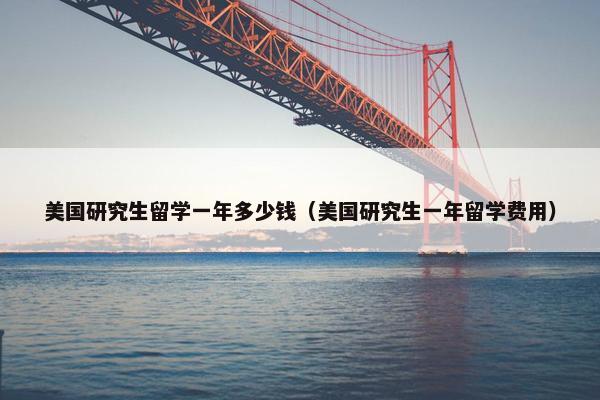 美国研究生留学一年多少钱(美国研究生一年留学费用)